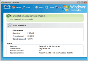 Figure 6 Windows Defender