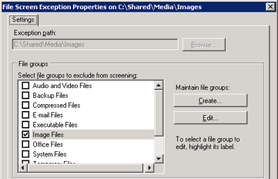 Figure 8 File Screening