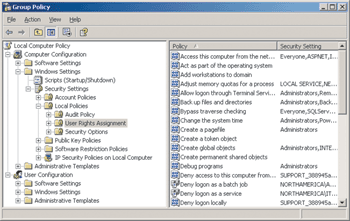 Figure 1 Group Policy Settings