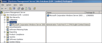 Figure 1 Windows Server 2003 Administration Tools Package