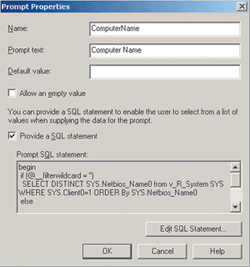 Figure 3 Prompt Properties