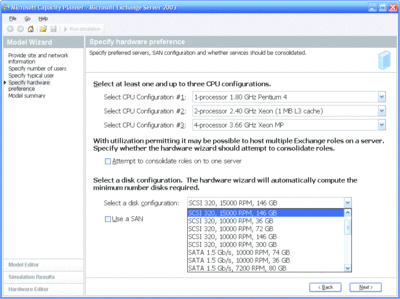 Figure 3 Configuring hardware profiles for servers