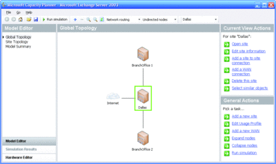 Figure 5 Tweaking a SAM configuration in the Model Editor