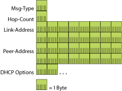 Figure 3 Structure of messages between relay and server