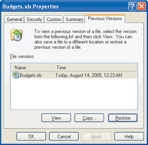 Figure 5 Restore a Single File