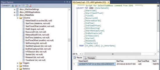 The Configuration Manager dbo.v_MeterData SQL view is among the more useful.