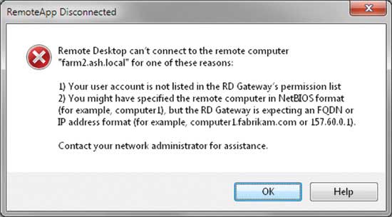 If you have access to the RD Gateway, but not the resource, you’ll still be denied