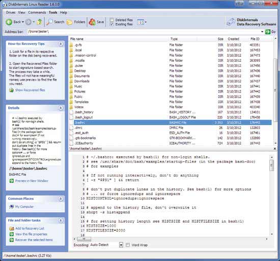 DiskInternals Linux Reader