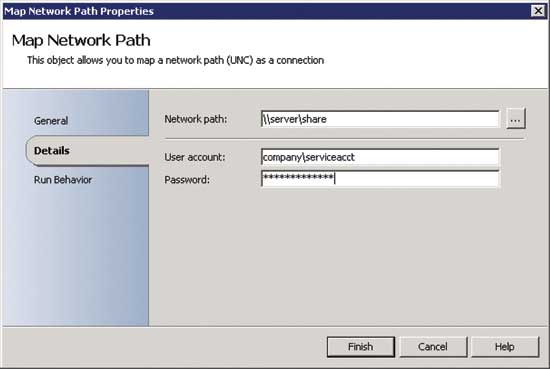 Your runbook can map network path properties