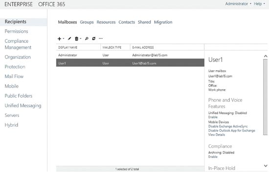 Locate the Compliance section in the pane on the right, then click Enable to enable archiving