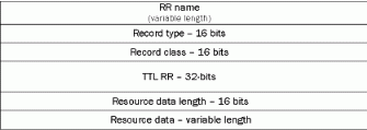 Figure 16-7: DNS RR format.