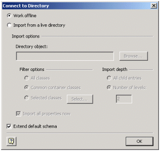 Figure 2: The Connect To Directory dialog box