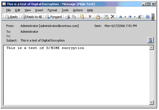 Verify encryption