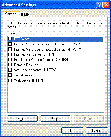 Figure 4   Windows Firewall Advanced settings per-connection