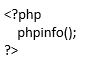 Screenshot of the code content of info.php file.
