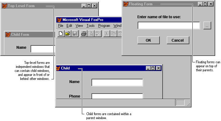 FoxPro Form Examples