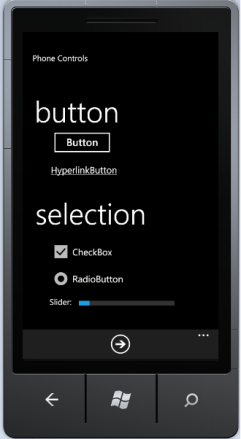 Controls - Button Selection