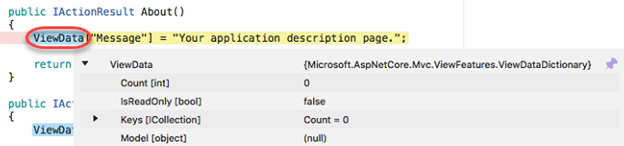 Screenshot showing a breakpoint with its data expanded.