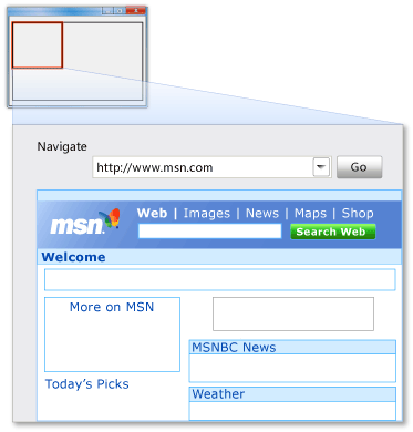 MSN sample screenshot