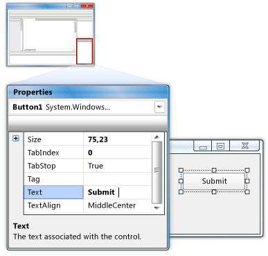 Properties Window