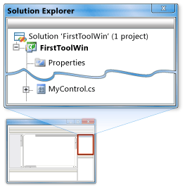 Solution Explorer .cs file