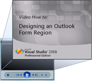 Video How to: Designing an Outlook Form Region