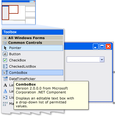 Windows Forms Designer and Toolbox