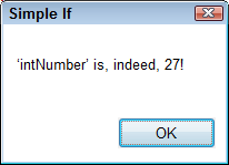 intNumber is, indeed, 27!
