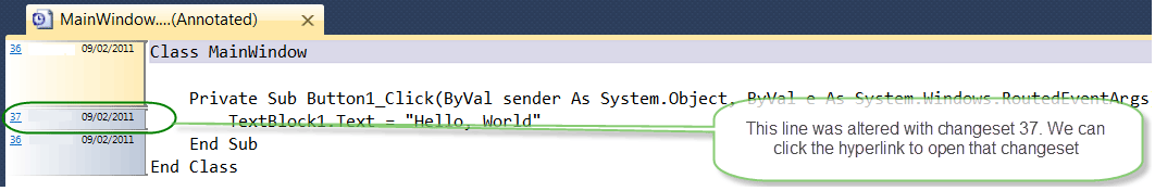 Figure 4 - Traceability from Code to Requirements
