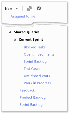 Visual Studio Shared Queries (TWA)