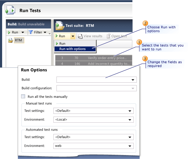 Override Settings in Your Test Plan For Test Runs