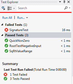 Unit Test failed which previously passed