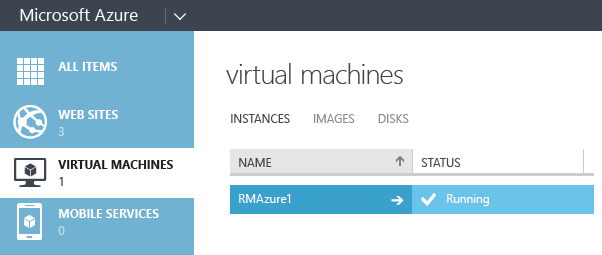 Azure virtual machine