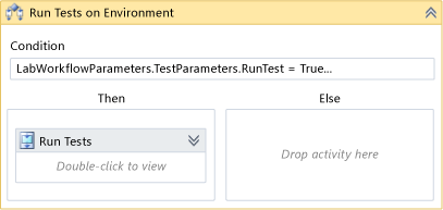 Run Tests On Environment activity
