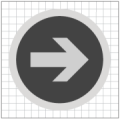 Icon centered within the pixel frame