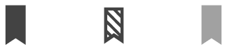 Strip of icons with instructions about element use