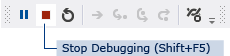 Debugging toolbar