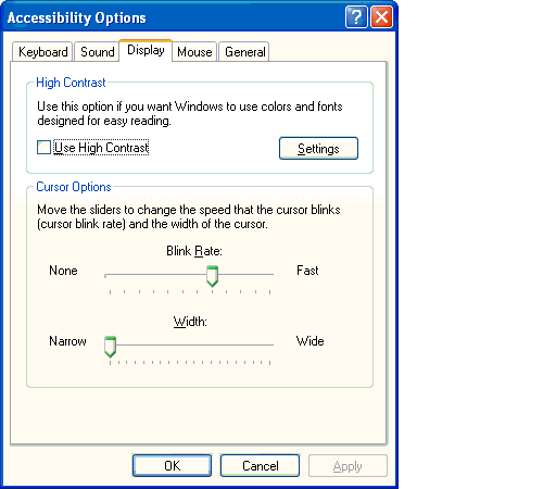 figure 1. accessibility options