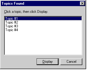 Topics Found Display Options | Microsoft Learn