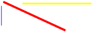 Three SVG lines