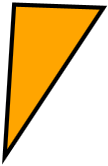 SVG polygon (triangle) with three black borders