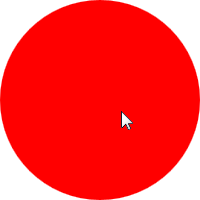 Big red SVG circle