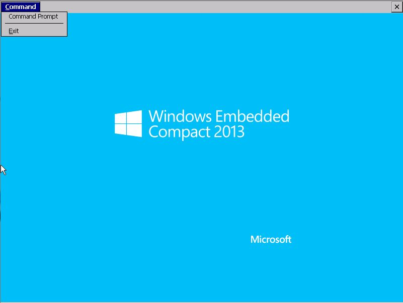 Minimal Shell in Windows Embedded Compact 2013