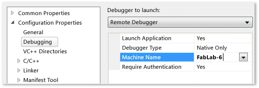 choosing the remote device in js or cpp