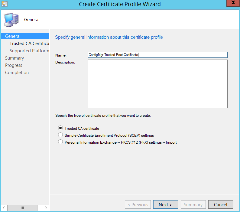 Trusted certification