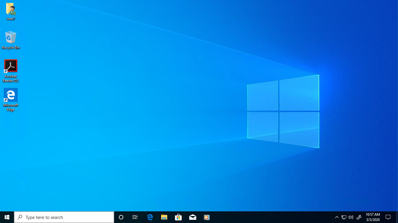 Screenshot of a desktop screen after an update.