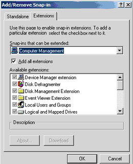 Figure 2: Select All Extensions