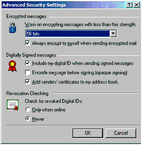 Figure 1: Advanced Security Settings