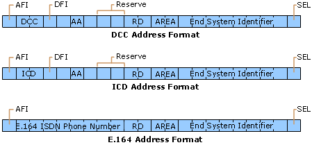 Primary ATM Address Formats