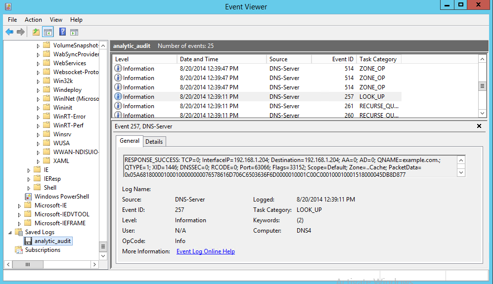 DNS Logging and Diagnostics | Microsoft Learn